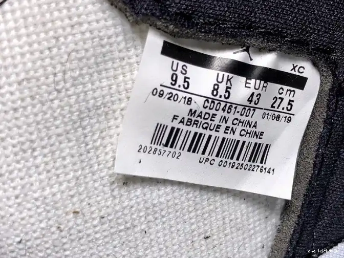 Cheap Jordan Retro CD0461-007 High OG Panda 1 Air 0415